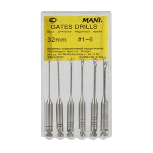 GATE DRILLS,  Dental files,  Tomas Endo files, Dentsply Endo Files